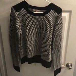 Knitted crew neck sweater
